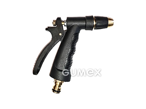 Spritzpistole GEKA IDEAL mit Nippel, Innengewinde G 3/4", 6bar, Messing und PVC-Abdeckung, 